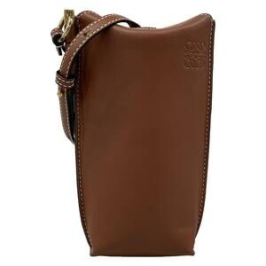Loewe Gate Pocket Shoulder Bag Leather